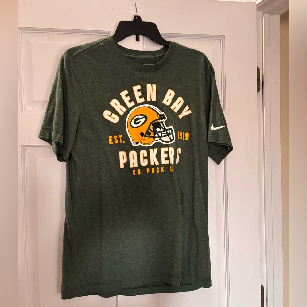 Men’s Nike Green Bay Packers Green Short Sleeve Tee